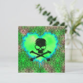 エレガント ポイズン スウィート16 ゴス バースデー 招待状 (スタンド正面)