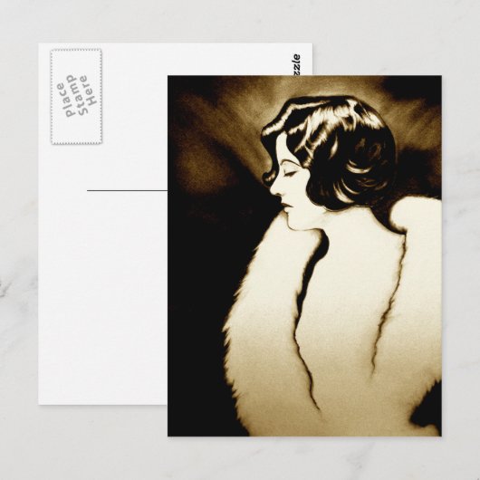 エレガント ポストカード (正面/裏面)