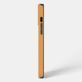 エレガント マスタード モノグラムイニシャル iPhoneケース (左側面)