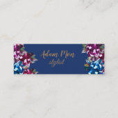 エレガント、ミニビミニマルジネスカード スキニー名刺 (正面)