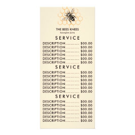 エレガント&ミニマリストのハニービーキーパー ラックカード