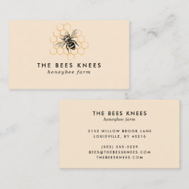 エレガント&ミニマリストのハニービーキーパー 名刺