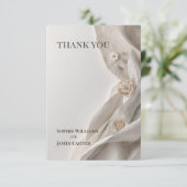 エレガント ミニマリスト お礼のカード サンキューカード (スタンド正面)