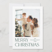 エレガント ミニマリスト クリスマス おめでとう フォト (正面)