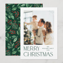 エレガント ミニマリスト クリスマス おめでとう フォト