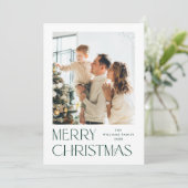 エレガント ミニマリスト クリスマス おめでとう フォト (スタンド正面)