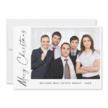 エレガント ミニマリスト コーポレート クリスマス フォト