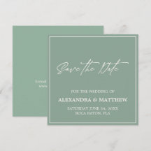 エレガント ミニマリスト サージグリーン