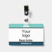 エレガント・ミニマリスト バッジ (正面 （クリップ付）)