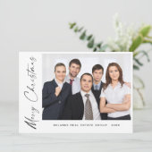 エレガント ミニマリスト 法人 クリスマス フォト (スタンド正面)