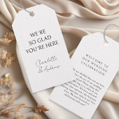 エレガント, ミニマル手書き，白い贈り物ラベル ギフトタグ