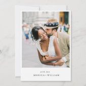 エレガント ミニマル カリグラフィー リハーサル ディナー 招待状 (裏面)