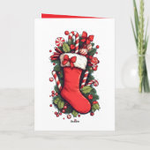 エレガント ミニマル クリスマス カード (裏面)