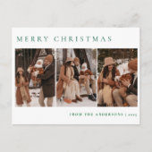 エレガント ミニマル クリスマス | モダン ファミリー 3 フォト (正面)