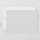 エレガント ミニマル シンプル ウェディング 詳細 招待状 (裏面)