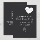 エレガント ミニマル ナイーブ 招待状 (正面/裏面)