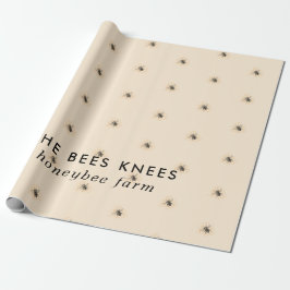 エレガント&ミニマル ハニービーキーパー ラッピングペーパー