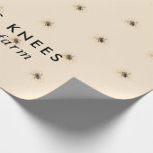 エレガント＆ミニマル ハニービーキーパー ラッピングペーパー (角)