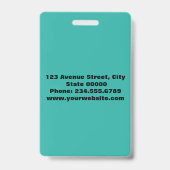 エレガント・ミニマル バッジ (裏面)