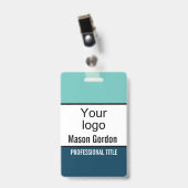 エレガント・ミニマル バッジ (正面 （クリップ付）)