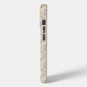 エレガント ミニマル フラワー ライン柄 Case-Mate iPhoneケース (裏面 / 左)