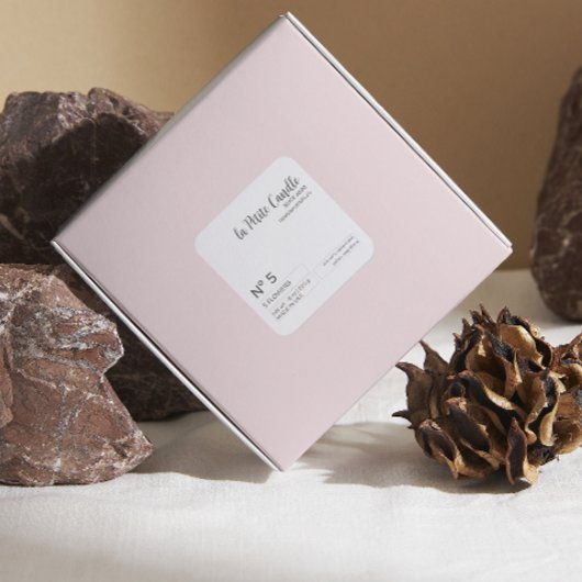 エレガント ミニマル ブラック&ホワイト ステッカー