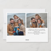 エレガント ミニマル モダン クリスマス 3 フォト (裏面)