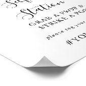 エレガント ミニマル ユーカリ セルフィーステーション サイン (角)