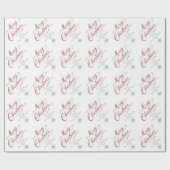 エレガント ミニマル 法人 ホリデー クリスマス ラッピングペーパー (フラット)