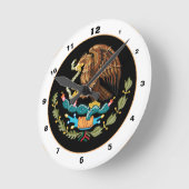 エレガント メキシコ, メキシコの鷹, 国旗 ハウス クロック (傾斜)