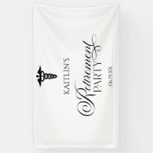 エレガント メディカル ケドゥセウス 引退パーティー 横断幕 (縦)