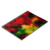 エレガント，モザイク数々のパターン，色，抽象芸術 ノートブック (左側)