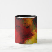 エレガント,モザイク数々のパターン,色,抽象芸術 マグカップ (中央)