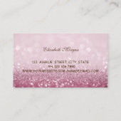 エレガント,モダングリッター《写真》ぼけ味,ドーナツ,ベーカリー 名刺 (裏面)