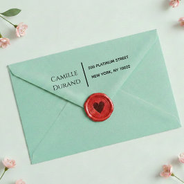 エレガント モダンスクリプト 返信先住所 セルフインキングスタンプ