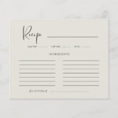 エレガント&モダンセージ緑のレシピ (正面)