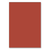 エレガント&モダンテラコッタのシーティングチャートカード テーブルナンバー (裏面)