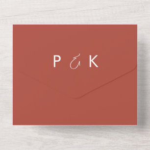 エレガント&モダンテラ結婚コッタ オールインワン招待状