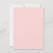 エレガント&モダン春水色フローラ結婚ズ 招待状 (裏面)