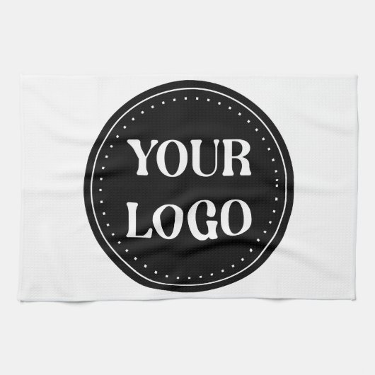 エレガント、モダン洗練、編集可能。 キッチンタオル (横)