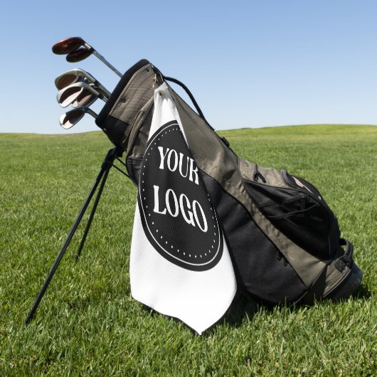 エレガント、モダン洗練、編集可能。 ゴルフタオル (グリーン)