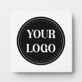 エレガント、モダン洗練、編集可能。 フォトプラーク (正面)