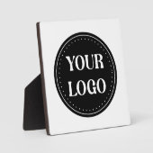 エレガント、モダン洗練、編集可能。 フォトプラーク (正面)