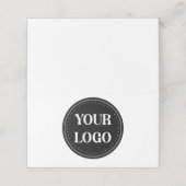 エレガント、モダン洗練、編集可能。 プレイスカード (外部開封)