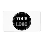 エレガント、モダン洗練、編集可能。 ラベル (正面)