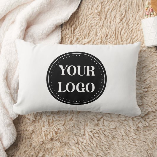 エレガント、モダン洗練、編集可能。 ランバークッション (ブランケット)