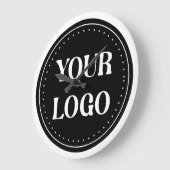 エレガント、モダン洗練、編集可能。 ラージ壁時計 (傾斜)