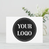 エレガント、モダン洗練、編集可能。 案内状 (スタンド正面)