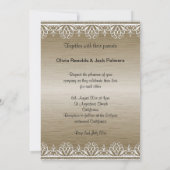 エレガント&モダン結婚式招待状 招待状 (裏面)