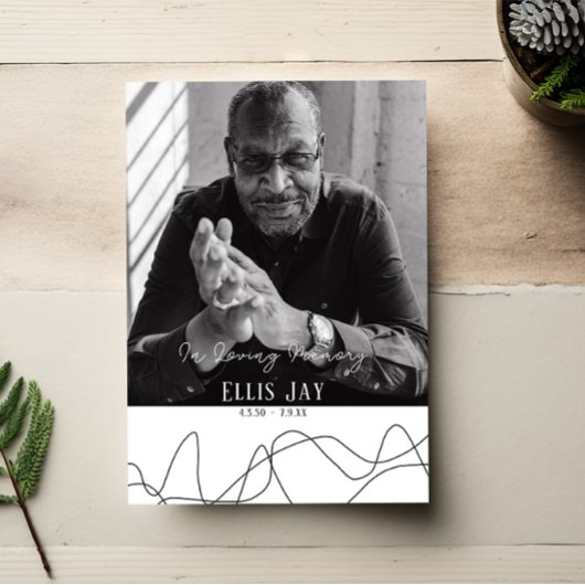 エレガント |モダン葬儀 |招待状 招待状